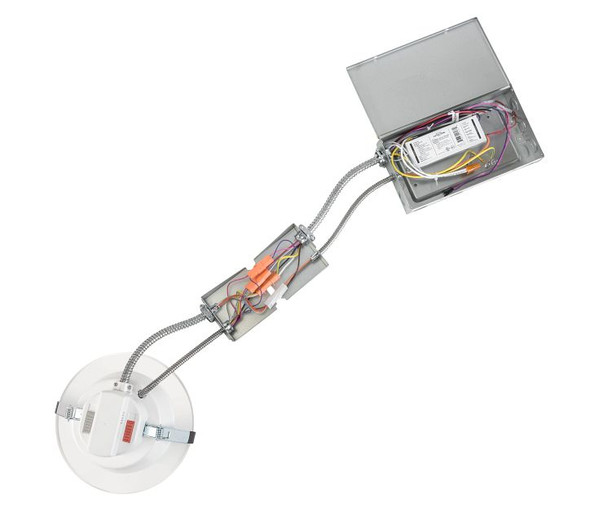 6in Emergency Circular LED Commercial Downlight feat. Power Select and Color Select | 24 / 21 / 18.5 / 13 / 9.5W | 120-2 - alternate image 2