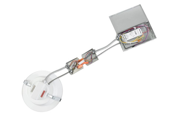8in Emergency Circular LED Commercial Downlight feat. Power Select and Color Select | 30 / 27 / 23 / 20 / 16W | 120-277V - alternate image 2