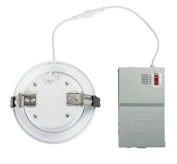 4in Circular LED Recessed Downlight feat. Color Select, 9W, 2700 / 3000 / 3500 / 4000 / 5000K, 90CRI, 120V Input, Phase - alternate image 2