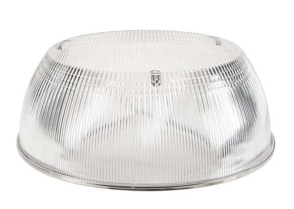 Clear Polycarbonate Dome Reflector kit for 400W KT-RHLED / G2 fixtures, 90deg beam angle. Includes dome, bottom lens, an - main product image