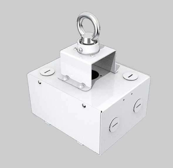 Junction box optimized for pole pendant application for KT-RHLED / G2 fixtures. White - main product image