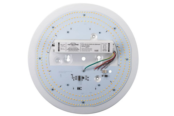 LED Retrofit Kit, 13in Circular Pan, 120-277V Input, 0-10V Dimming, Power Selectable between 21W and 28.5W, Color Select - main product image