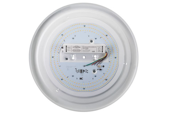 LED Retrofit Kit, 13in Circular Pan, 120-277V Input, 0-10V Dimming, Power Selectable between 21W and 28.5W, Color Select - alternate image 2