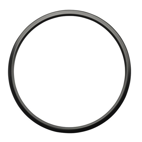 Clip-on trim | Matte black | Used on 11" Series A Round LED Surface Mount Downlight - main product image