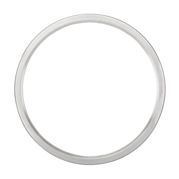 Clip-on trim | Brushed nickel | Used on 7" Series A Round LED Surface Mount Downlight - main product image