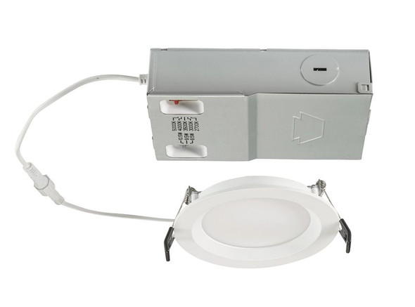 4in Circular LED Recessed Wafer Downlight feat. Power and Color Select, 10.5 / 9.5 / 8.5W, 2700 / 3000 / 3500 / 4000 / 5 - main product image