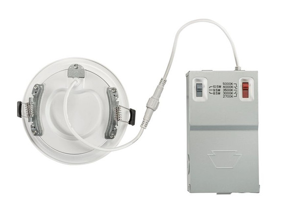 4in Circular LED Recessed Wafer Downlight feat. Power and Color Select, 10.5 / 9.5 / 8.5W, 2700 / 3000 / 3500 / 4000 / 5 - alternate image 2