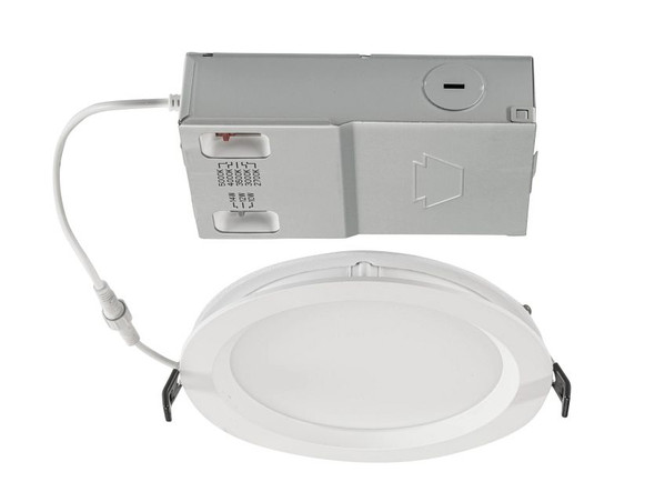 6in Circular LED Recessed Wafer Downlight feat. Power and Color Select, 14 / 12 / 10W, 2700 / 3000 / 3500 / 4000 / 5000K - main product image
