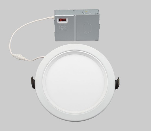 Fire Rated 6in Circular LED Recessed Wafer Downlight | Color Select | 15W | 2700 / 3000 / 3500 / 4000 / 5000K | 90CRI | - main product image