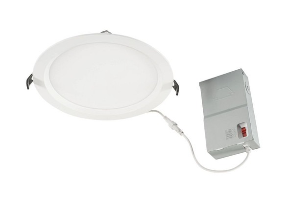 8in Circular LED Recessed Wafer Downlight feat. Color Select, 23W, 2700 / 3000 / 3500 / 4000 / 5000K, 90CRI, 120V Input - main product image