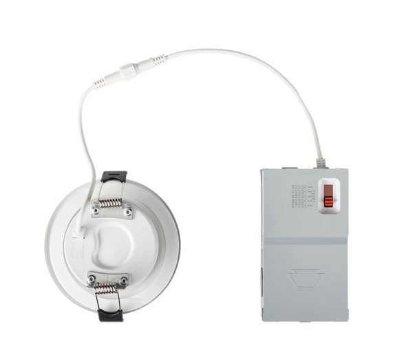 3in Circular LED Recessed Wafer Downlight feat. Color Select, 6.5W, 2700 / 3000 / 3500 / 4000 / 5000K, 90CRI, 120V Input - alternate image 2