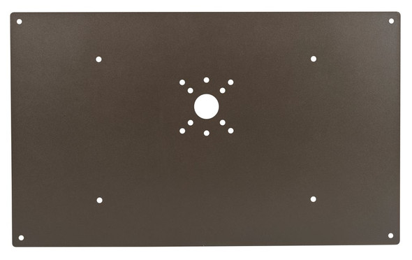 Back Plate for Medium Size Wallpacks, Covers Legacy Style Large HID Housing Dimensions. Standard Bronze Color - main product image