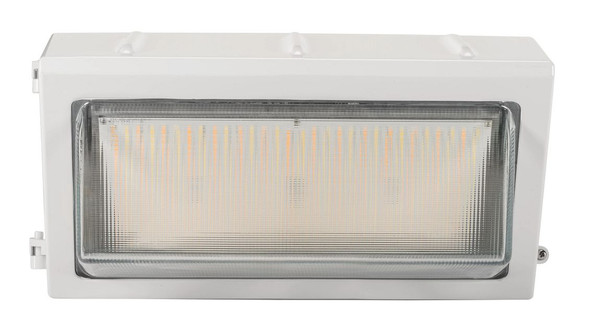 120W LED Traditional Open Face Wall Pack, Power Select 120 / 100 / 80W, Color Select 30 / 40 / 50K, 120-277V Input, 0-10 - alternate image 2