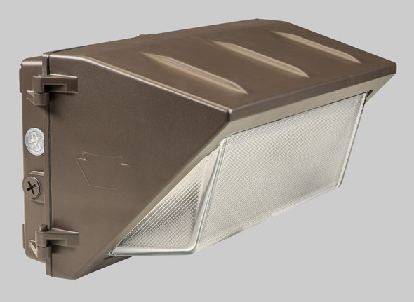 120W LED Traditional Open Face Wall Pack, Power Select 120 / 100 / 80W, Color Select 30 / 40 / 50K, 277-480V Input, 0-10 - main product image