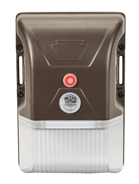 20W LED Mini Wall Pack, Color Select 30 / 40 / 50K, 120-277V Input, 0-10V Dimmable, Photocell, Bronze Housing, Integrate - main product image