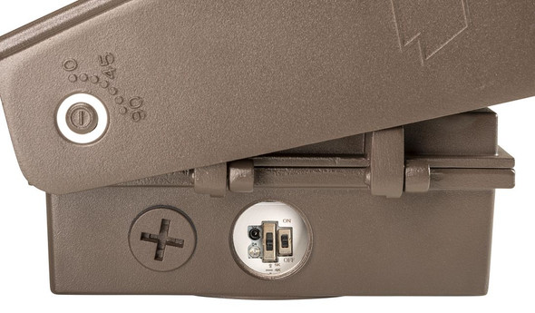 35W LED Adjustable Wall Pack, Power Select 35 / 25 / 15W, Color Select 30 / 40 / 50K, 120-277V Input, Bronze Housing - alternate image 2