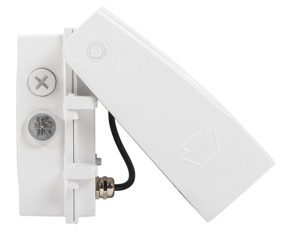 35W LED Adjustable Wall Pack, Power Select 35 / 25 / 15W, Color Select 30 / 40 / 50K, 120-277V Input, White Housing - main product image