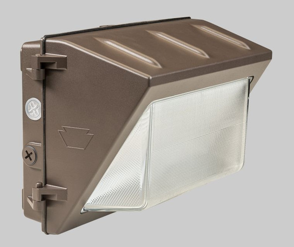 55W LED Traditional Open Face Wall Pack, Power Select 55 / 45 / 35W, Color Select 30 / 40 / 50K, 120-277V Input, 0-10V D - main product image
