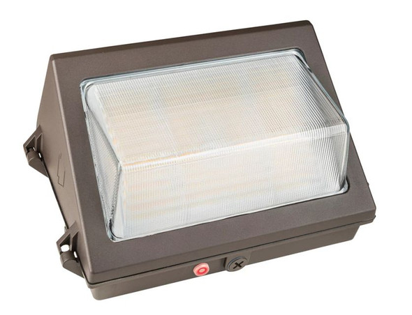 55W LED Traditional Open Face Wall Pack, Power Select 55 / 45 / 35W, Color Select 30 / 40 / 50K, 120-277V Input, 0-10V D - main product image