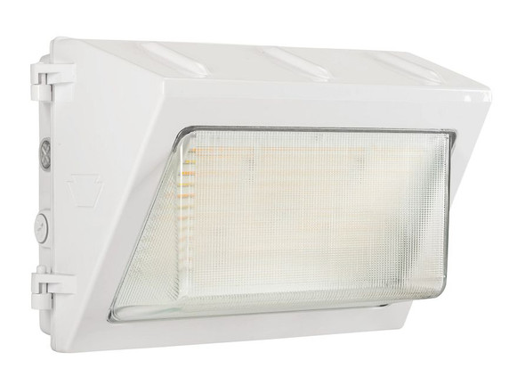 80W LED Traditional Open Face Wall Pack, Power Select 80 / 70 / 55W, Color Select 30 / 40 / 50K, 120-277V Input, 0-10V D - main product image