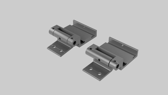 Hinged Bracket Kit for all Linear Series A Wall washers. Set of 2. Includes hardware - main product image