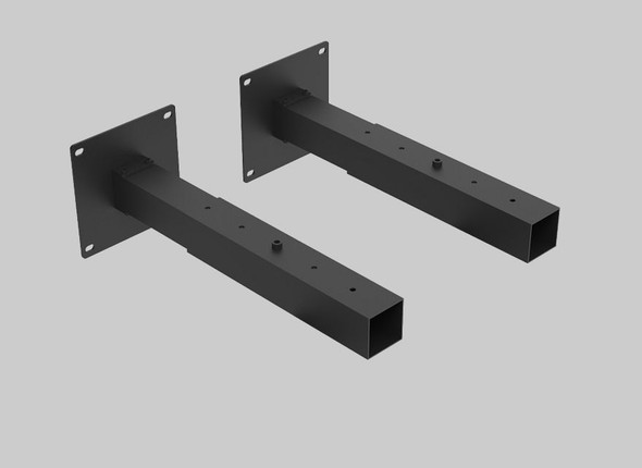 Wall Mount Bracket Kit for Linear Series A Wall washers. Set of 2. Adjustable Distance 15" to 22" setback from wall. (Co - main product image