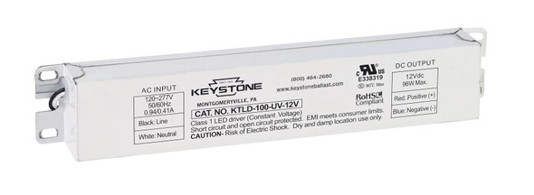 Constant Voltage LED Driver; 120-277V input, 12V output, 96W - main product image