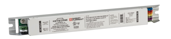 Programmable Constant Current LED Driver, 50W, 470-1400mA Output, 120-277V Input, 0-10V Dimming, Programmable via Smart - main product image