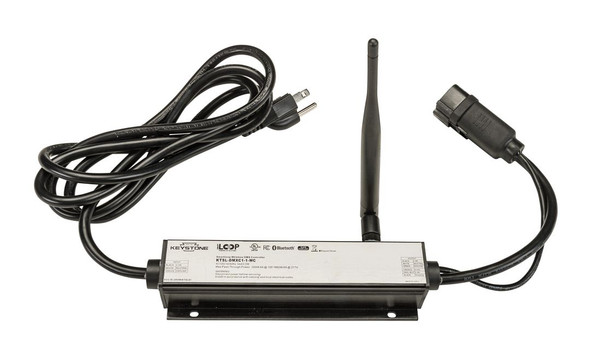 SmartLoop Wireless DMX Controller. 120V Input with NEMA 5-15P. Proprietary Waterproof Connector for use with  RGBW wall - main product image