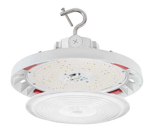 100W Power & Color Selectable Round Highbay with Optic Swap |100W / 70W / 50W | Includes (2) lens types, Standard 90 deg - main product image