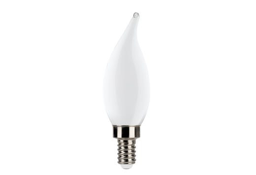 Decorative LED Filament CA11 Lamp, 3.3W, Frosted, Gen 4 Filament LED, E12 Base, Dimmable