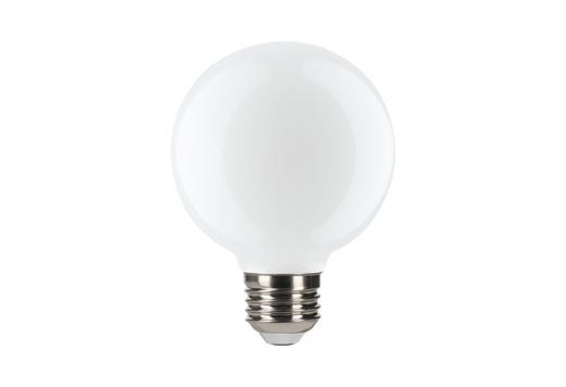 Halco Decorative LED Filament Globe Lamp, 9W, G25, Frosted, LED Generation 4, 3000K, 90 CRI, E26 Base, Dimmable, Title 24