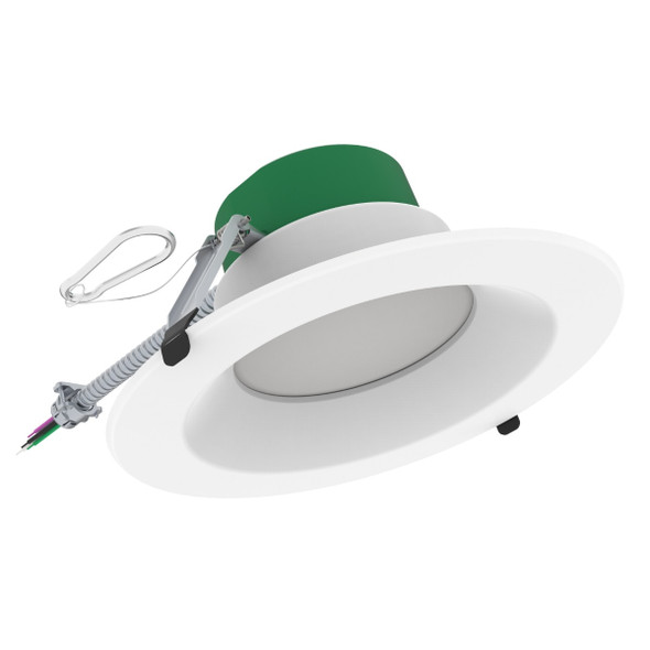 LEDone LOC-8CDL-MW42W5CCT-HO LED Commercial Down Light, 8", High Output, Wattage Selectable 23W/25W/28W/32W/42W, 5CCT Selectable 2700K/3000K/3500K/4000K/5000K, 120-277V