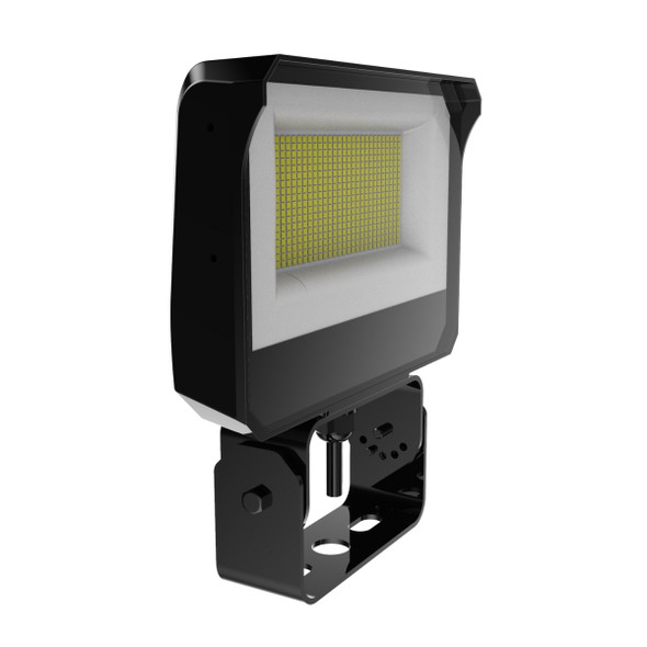 LED Knuckle Flood Light, LOC-HKFL Family Series, Multi-Wattage, 3CCT, 120-277V, Knuckle/Trunnion Mount