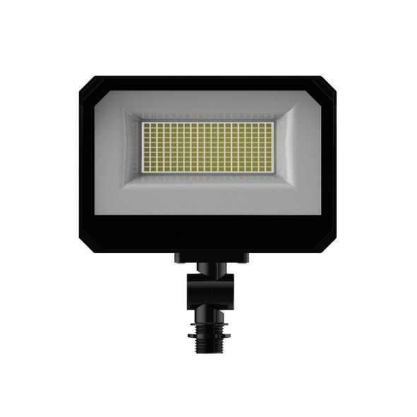 LED Knuckle Flood Light, LOC-HKFL Family Series, Multi-Wattage, 3CCT, 120-277V, Knuckle/Trunnion Mount