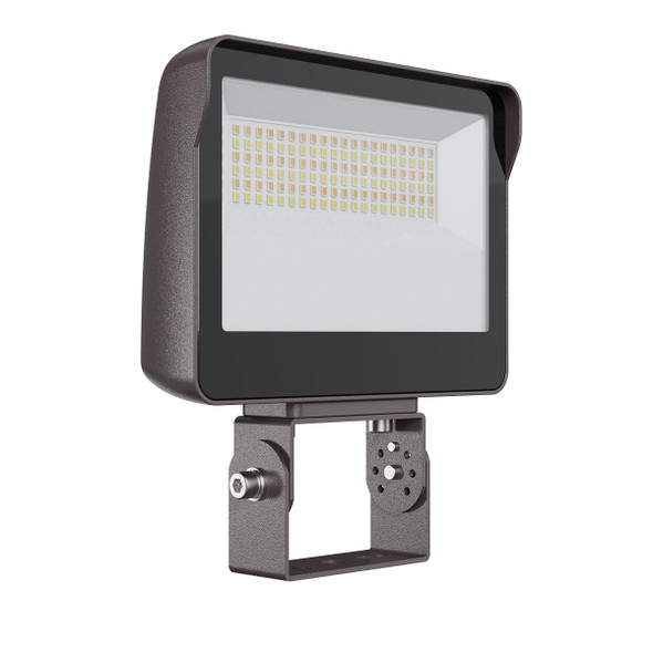 LEDone LOC-FL Family Series LED Flood Light, Multi-Wattage 15/25/35W, Multi-CCT 3000K/4000K/5000K, 120-277V, 0-10V Dimming, Built-in On/Off Photocell, Knuckle Mount or Trunnion Mount