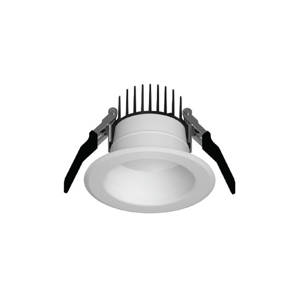 Lum-Tech LT23979 3" LED Canless Commercial Downlight, 9W/12W/15W, 900/1200/1500 lm, 2700K/3000K/3500K/4000K/5000K, 120-277V, TRIAC/0-10V Dimming, 80° Flood, CRI 90