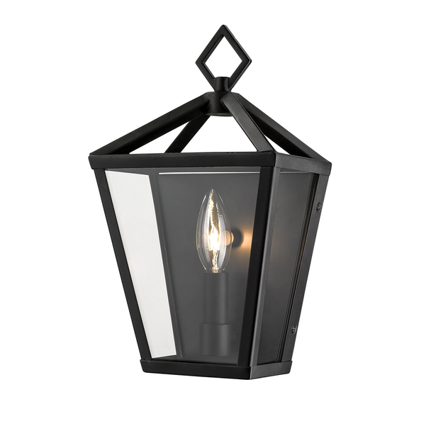 Millennium Lighting 2530 One Light Aluminum Outdoor Wall Sconce, Powder Coated Black, 1-Light, 60W, 120V, E12 Candelabra Base