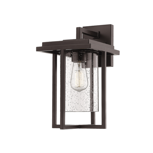 Millennium Lighting 2621 One Light Steel Outdoor Wall Sconce, Powder Coated Bronze, 1-Light, Medium E26 Base, 120V, Wet Location
