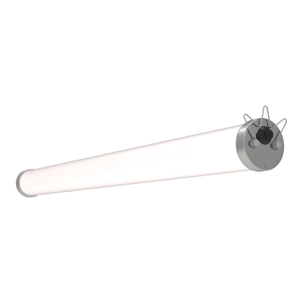 ILP Monsoon Linear Vapor Tight, 4', 10000 Lumens, 120-277V, Polycarbonate Frosted Lens