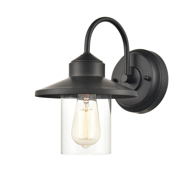 Millennium Lighting 2941 One Light Outdoor Wall Sconce, Powder Coated Black, 1-Light, Medium E26 Base, 120V, Wet Location