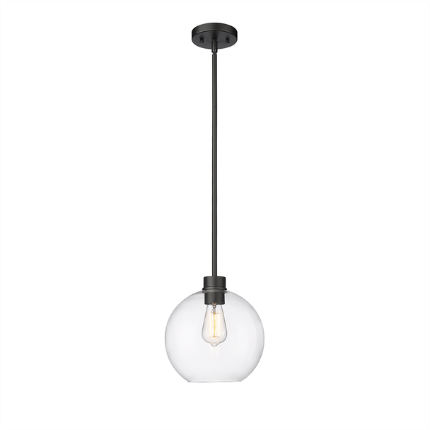 Basin One Light Outdoor Pendant, Powder Coated Black, 1-Light, Medium E26 Base, 60W, 120V