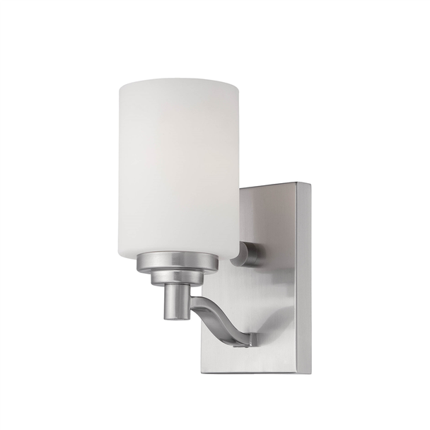 Millennium Lighting 3181 One Light Vanity, Satin Nickel, 1-Light, Medium (E26), 120V