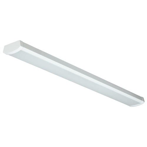 Energetic Lighting E3WR Series LED Wrap Around Light, 4', 40W, 4680 Lumens, 5000K, 120-277V, 0-10V Dimming, White Finish