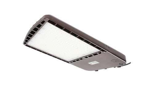 Energetic Lighting ESB LED Area Light, 40000 lumens, 300W, 5000K, 80 CRI, 277-480V, 0-10V dimming, Type III-M, Bronze, Large Housing