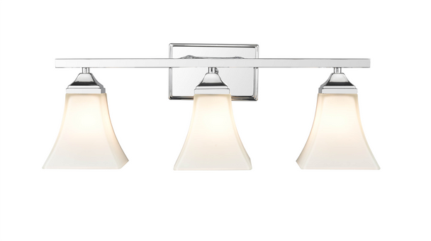 Millennium Lighting 4503 Three Light Vanity, Chrome, 3-Light, Medium (E26) Base, 120V