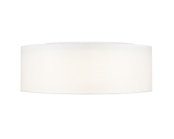 Rosata LED Flush Mount, 12.5" Diameter, 15W, 730 Lumens, 3000K, 120V, CRI 90, White Finish