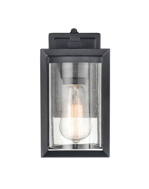 Millennium Lighting 4541 Wheatland One Light Outdoor Wall Mount, Powder Coated Black, Dusk to Dawn Sensor, 1-Light, Medium E26 Base, 120V