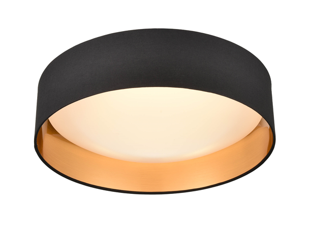 Rosata LED One Light Flush Mount, 25W, 1463 lumens, 3000K, 120V, CRI 90, Burnished Gold