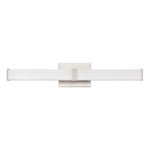Tron LED Vanity, 24", Brushed Nickel, 3000K, 1400 Lumens, 20W